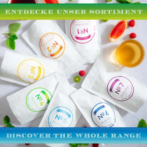 No. 5 (mit Heidelbeer, Hibiskus & Apfel) - Cold Tea, loser Tee im Beutel