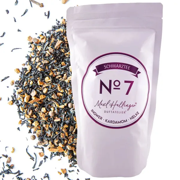 No. 7 (mit Cassia, Ingwer & Kardamom) - Schwarzer Tee, loser Tee im Beutel