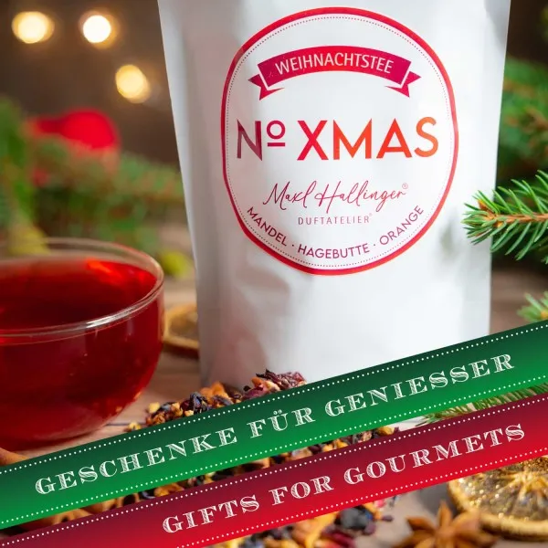 No. XMAS (mit Hibiskus, Orange & Mandel) - Früchtetee, loser Tee im Beutel