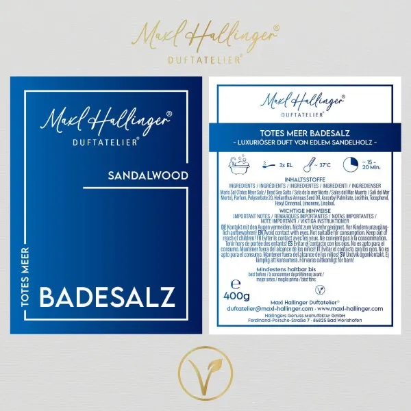 Sandalwood - Badesalze, Badezusatz Totes Meer