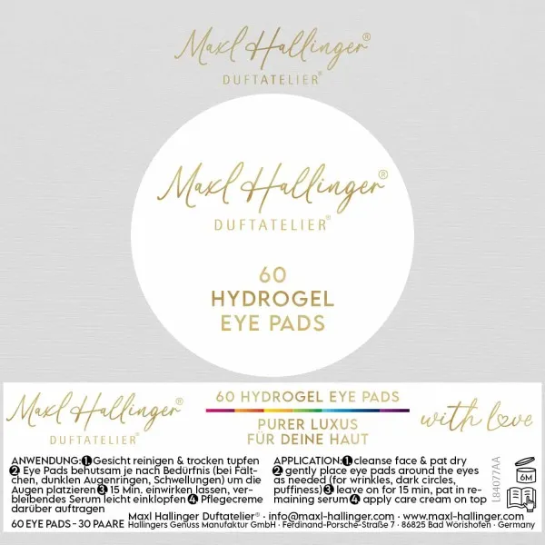 Hydrogel Eyepads - Augenpads, 60x Hydropad Eye Patches