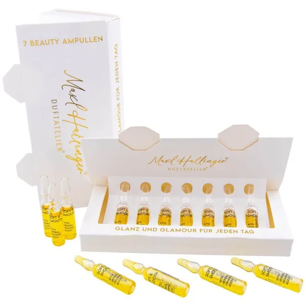 Soft & Smooth (Kräuter) - Serum-Set, 7x vegane Gesichtspflege