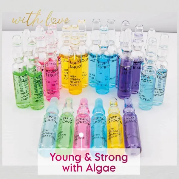 Young & Strong (Kräuter) - Serum-Set, 7x vegane Gesichtspflege
