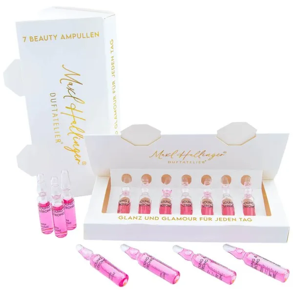 Young & Strong (Kräuter) - Serum-Set, 7x vegane Gesichtspflege