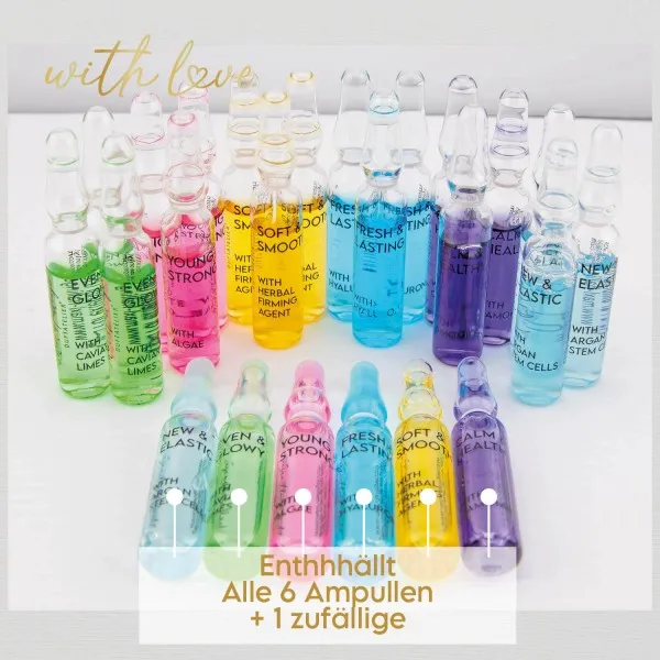 Ampullen-Mix (Best of-Mix) - Serum-Set, 7x vegane Gesichtspflege
