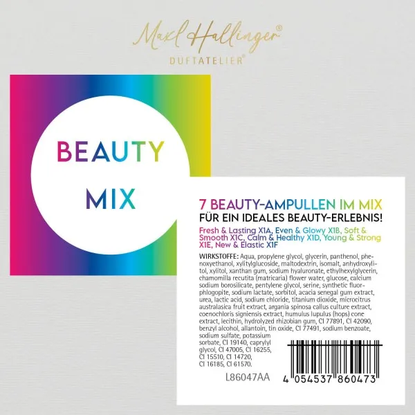 Ampullen-Mix (Best of-Mix) - Serum-Set, 7x vegane Gesichtspflege