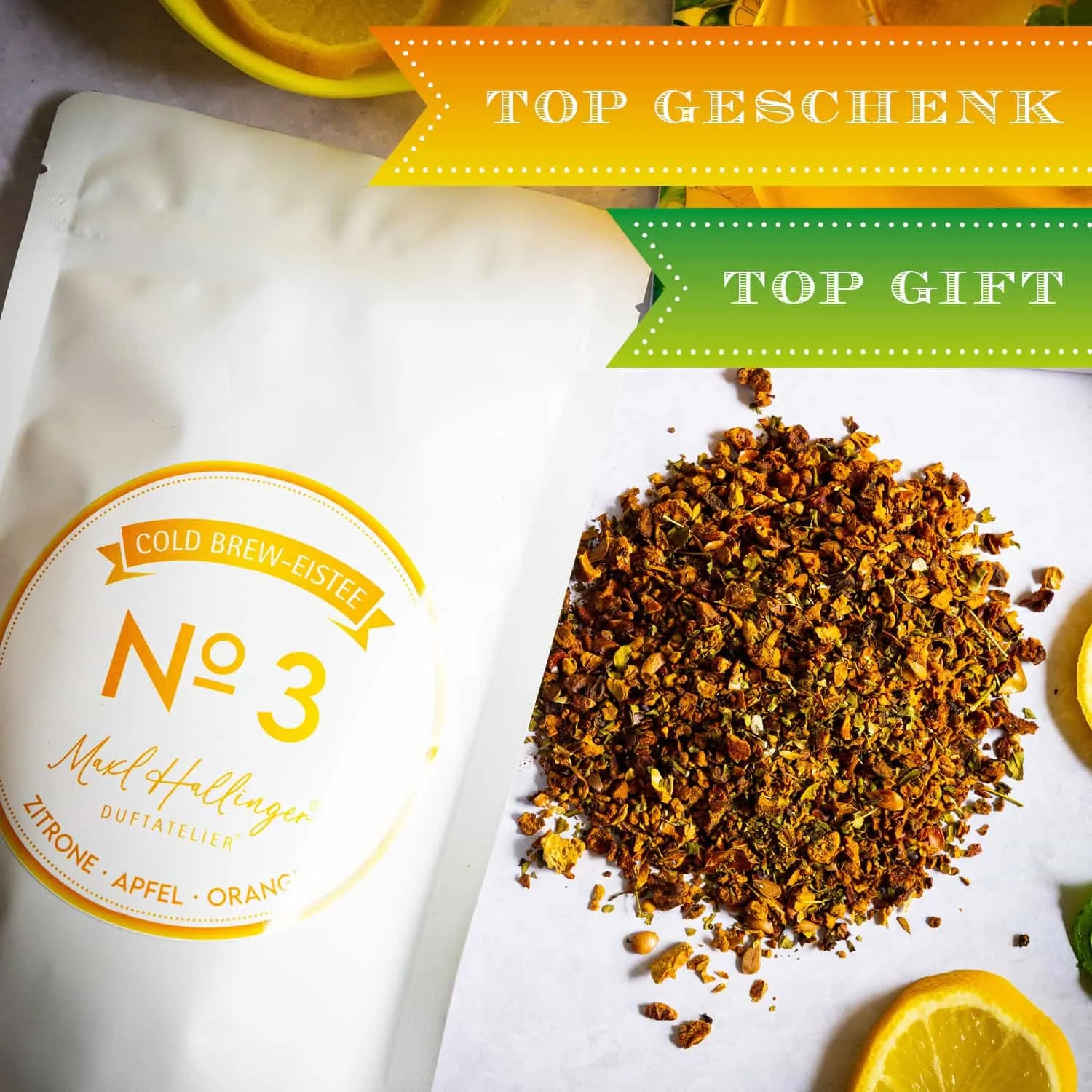 VOLLES AROMA, VOLLER GENUSS - Edition \No. 3\: Schluss mit Kaltaufgüssen, die vor allem süß schmecken - der Unterschied zeigt sich dort, wo ausgewählte Zutaten, Frische und echter Teegenuss wichtiger sind als Massenware