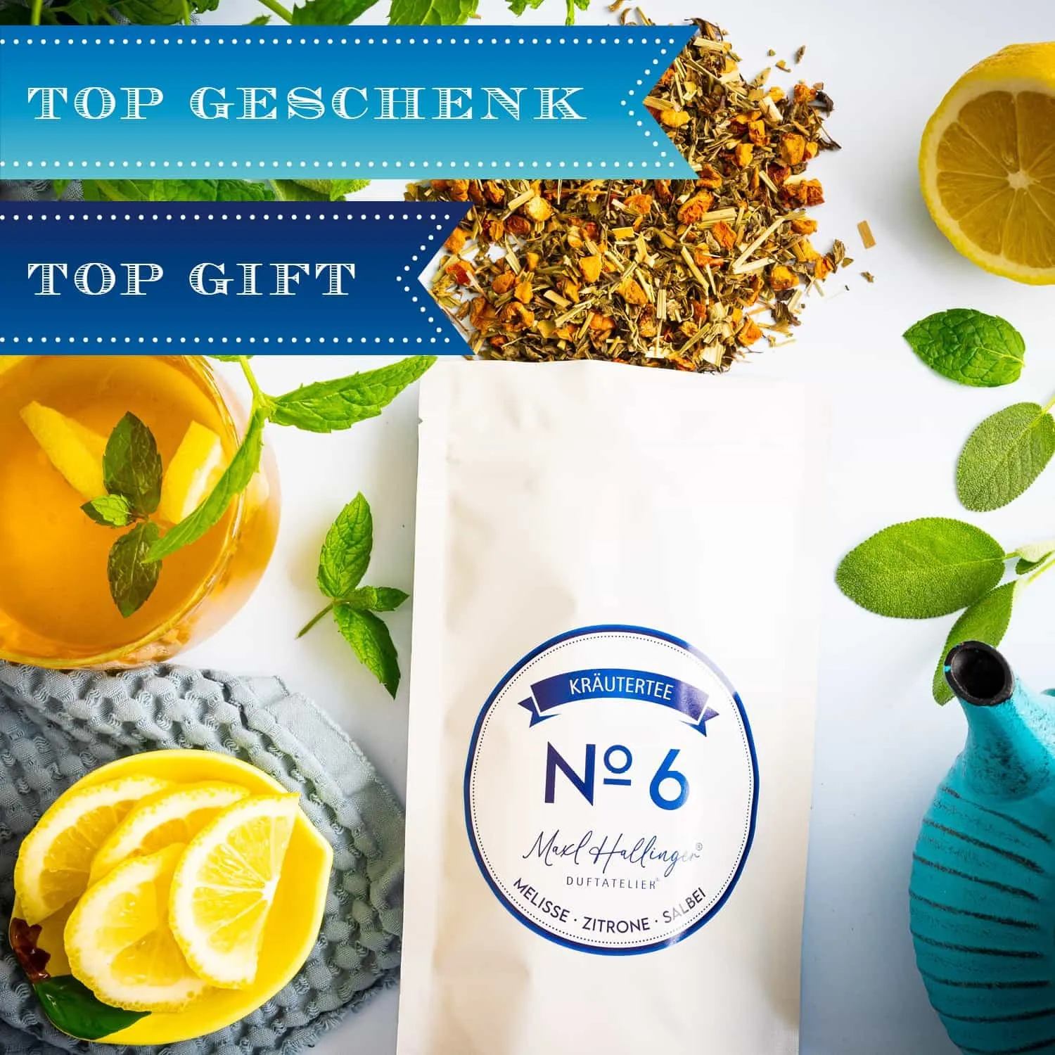 VOLLES AROMA, VOLLER GENUSS - Edition \No. 6\: Vergiss austauschbare Teebeutel ohne Persönlichkeit - außergewöhnlicher Kräutertee beginnt, wo Qualität wichtiger ist als Masse und jede Tasse ihren eigenen Charakter entfaltet
