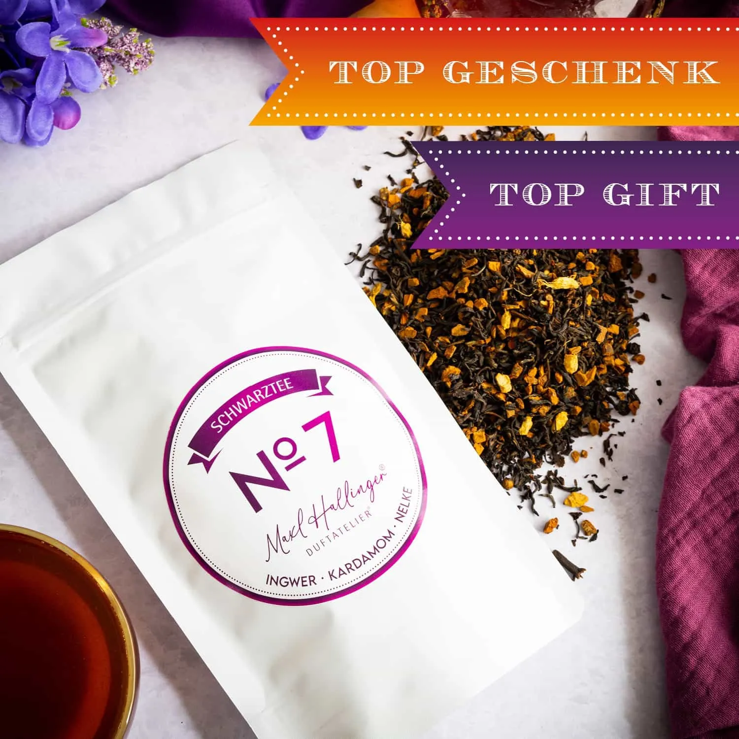 VOLLES AROMA, VOLLER GENUSS - Edition \No. 7\: Schluss mit schwarzen Tees, die vor allem bitter schmecken - der Unterschied zeigt sich dort, wo Qualität, Herkunft und Geschmack wichtiger sind als niedrige Einkaufspreise