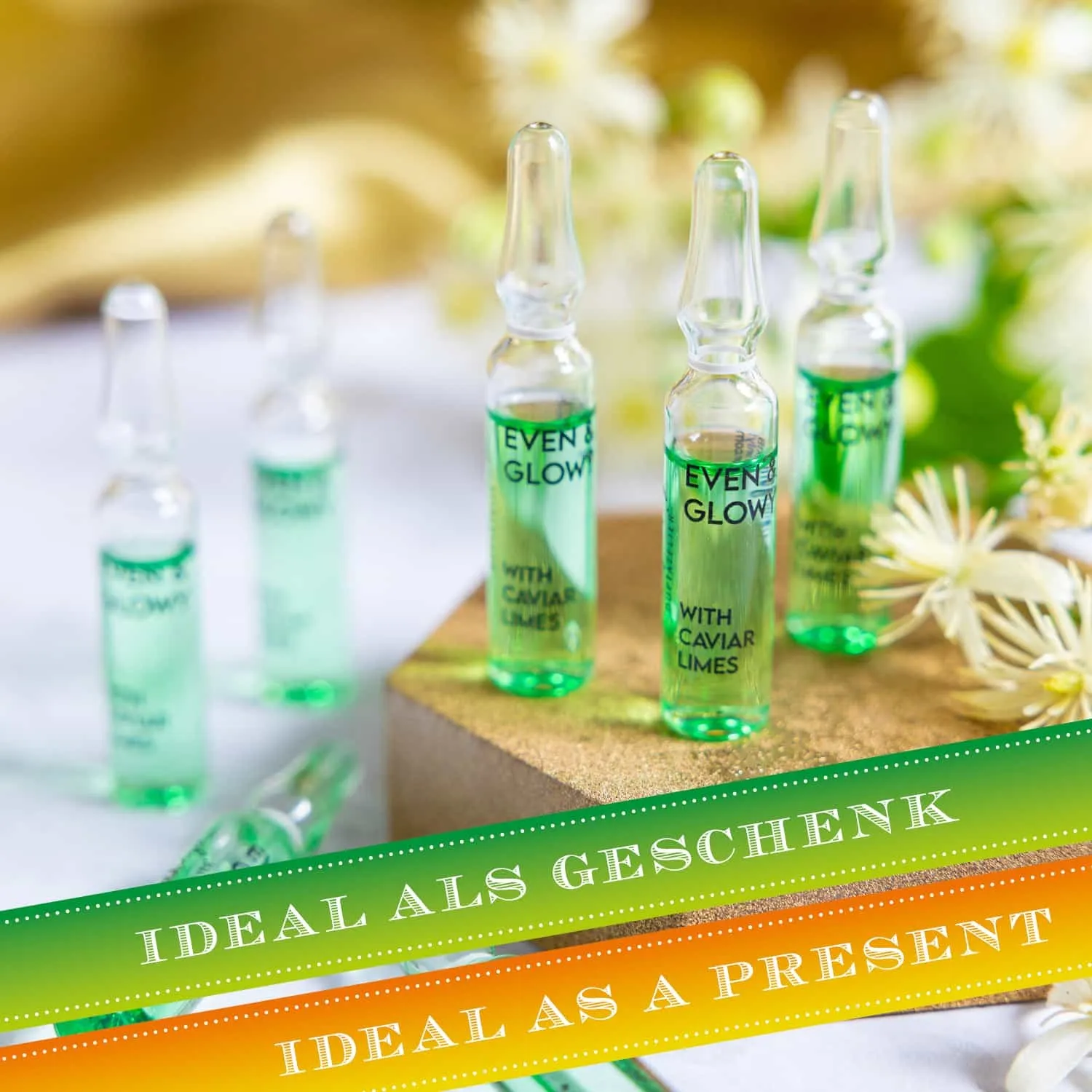WENN DEINE HAUT MEHR VERDIENT - Edition \Even & Glow\: Während andere auf günstige Massenpflege und laute Werbebotschaften setzen, überzeugen hochwertige Serum-Ampullen durch Qualität, Pflegekomfort und ein luxuriöses Hautgefühl
