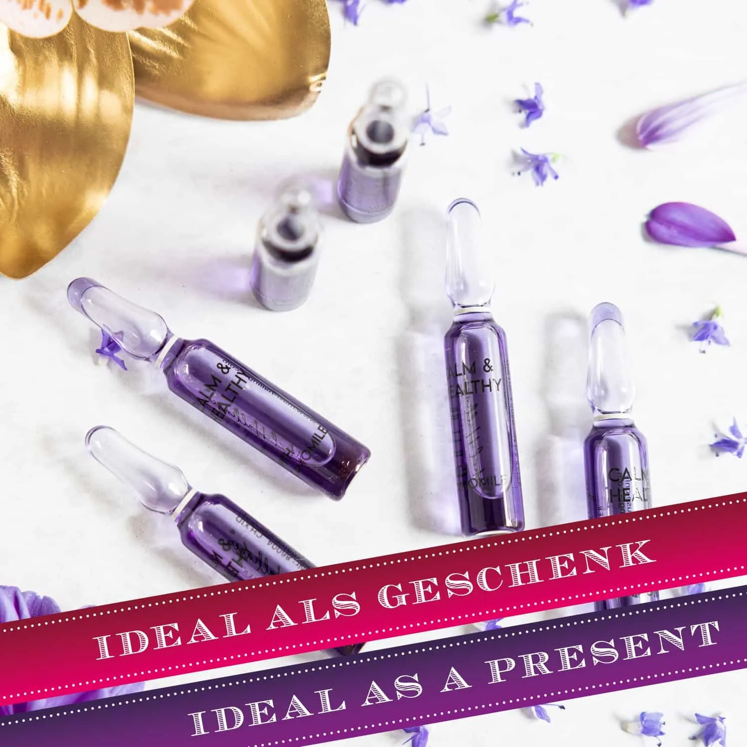 WENN DEINE HAUT MEHR VERDIENT - Edition \Calm & Healthy\: Während andere auf günstige Massenpflege und laute Werbebotschaften setzen, überzeugen hochwertige Serum-Ampullen durch Qualität, Pflegekomfort und ein luxuriöses Hautgefühl