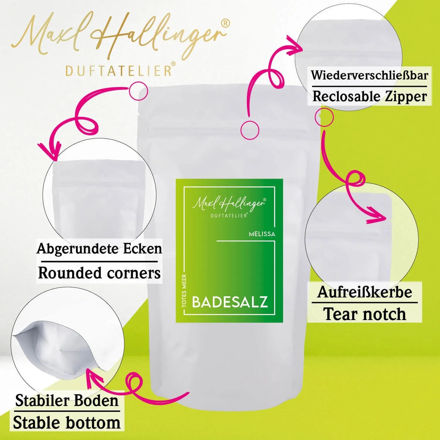 Melissa - Badesalze, Badezusatz Totes Meer
