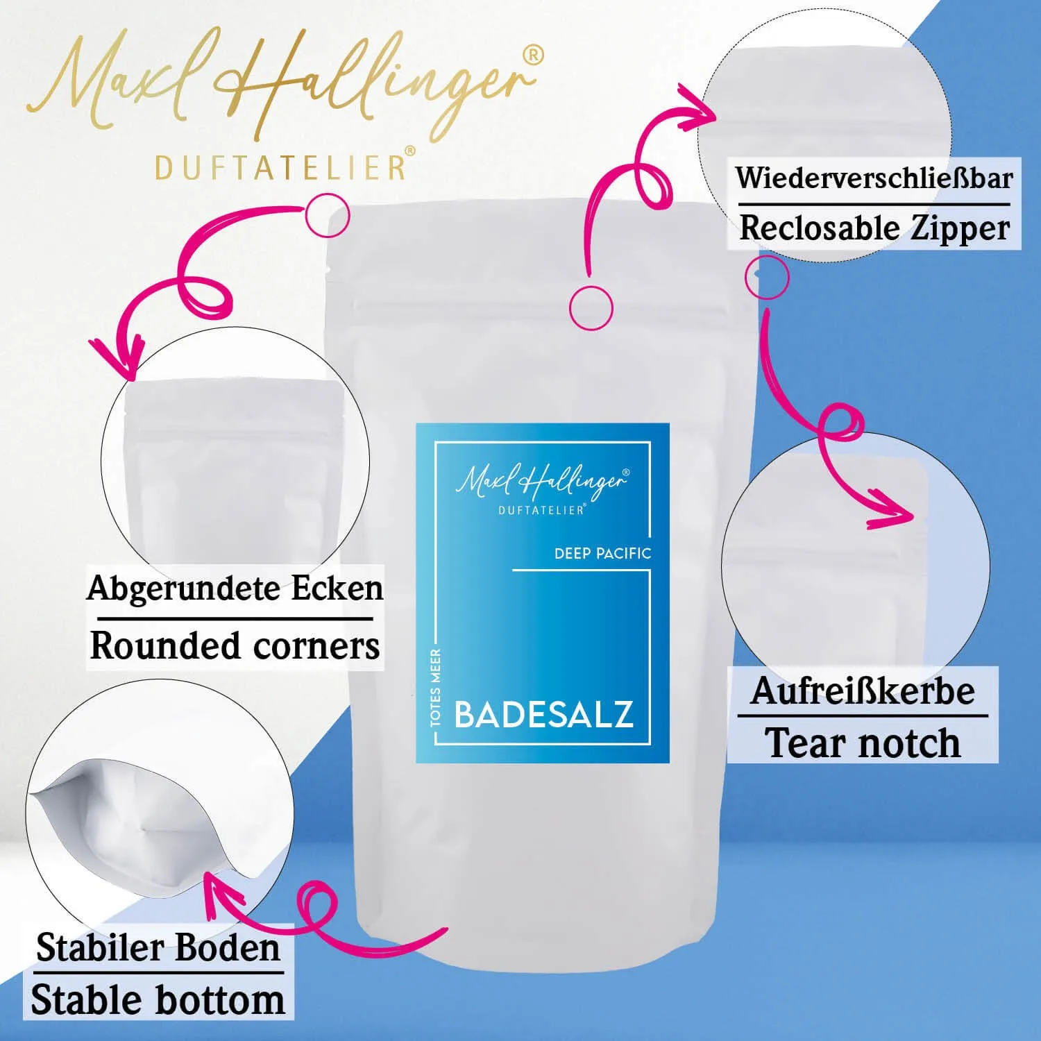 Deep Pacific - Badesalze, Badezusatz Totes Meer