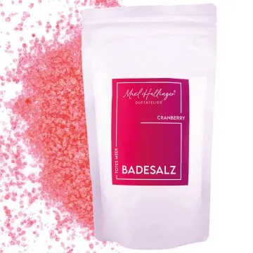 Cranberry - Badesalze, Badezusatz Totes Meer