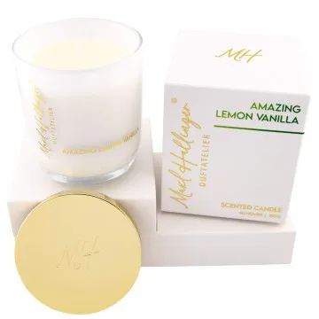 Amazing Lemon Vanilla (Lemon-Vanille) - Duftkerze, 40h Raumduft Sojawachs