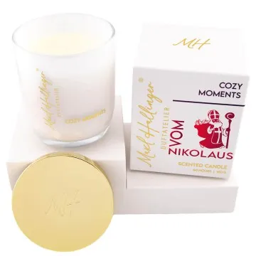 Vom Nikolaus (Cozy Moments) - Duftkerze, 40h Raumduft Sojawachs